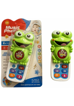 Telefon muzyczny dla malucha żabka