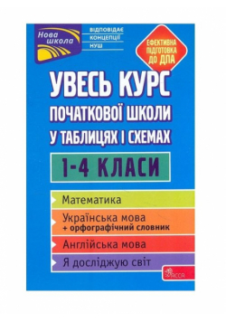 Uves Kurs Pochatkovoyi Shkoly U Tablytsyakh I Skhemakh 1-4 Klasy