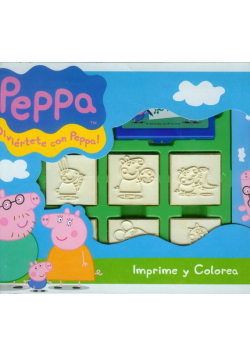 Pieczątki w walizce Świnka Peppa