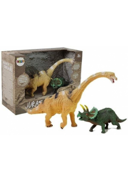 Dinozaury 2szt Brachiosaurus, Triceratops