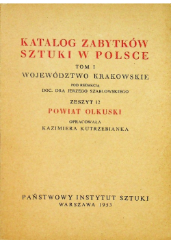 Katalog zabytków sztuki w Polsce Tom 1 zeszyt 12