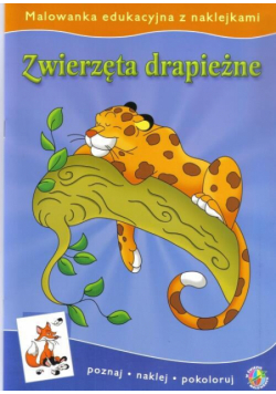 Malowanki edukacyjne - Zwierzęta drapieżne
