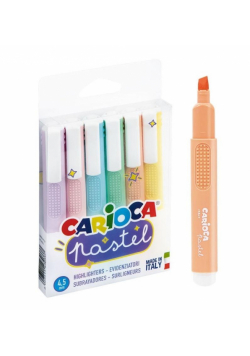 Zakreślacz Pastel 6 kol. CARIOCA