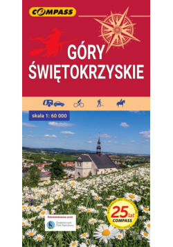 Góry Świętokrzyskie Mapa turystyczna 1:60 000