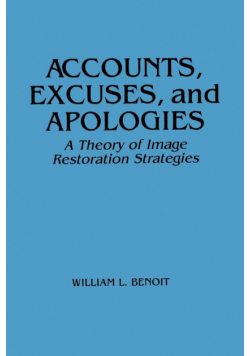 Accounts, Excuses, and Apologies
