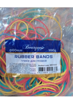 Gumki recepturki 60 mm 100g mix kolorów FRESH