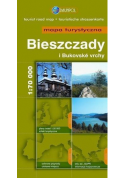 Mapa Turystyczna EuroPilot. Bieszczady br