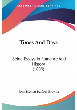 Times And Days