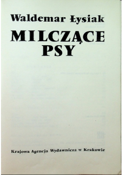 Milczące psy