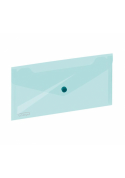 Koperta na zatrzask 254x130mm zielona GRAND