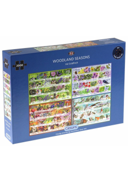 Puzzle 2000 Lesny alfabet na cztery pory roku G3