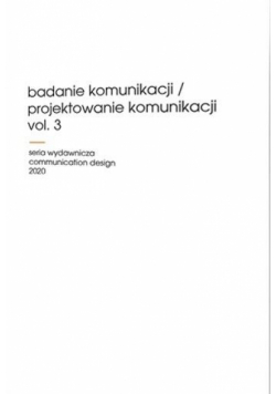 Badanie komunikacji/Projektowanie komunikacji