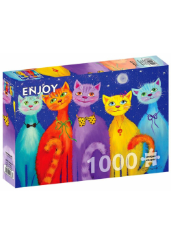 Puzzle 1000 Uśmiechnięte koty