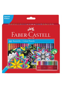 Kredki Zamek 60 kolorów FABER CASTELL