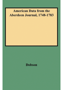 American Data from the Aberdeen Journal, 1748-1783