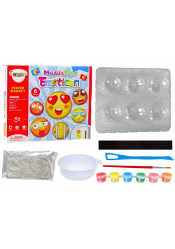 Zestaw DIY do malowania emotikonek z magnesem