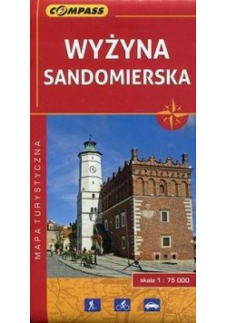 Mapa turystyczna - Wyżyna Sandomierska 1:75 000
