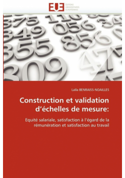 Construction et validation d échelles de mesure