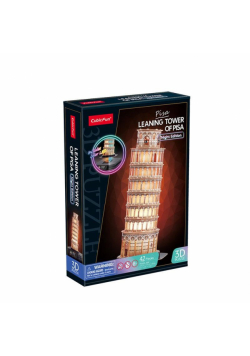 Puzzle 3D Krzywa wieża w Pizie LED