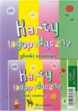 Karty logopedyczne szumiące - pudełko.