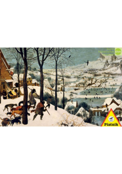 Puzzle 1000 - Brueghel, Myśliwi na śniegu PIATNIK