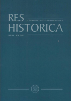 Res Historica T.40