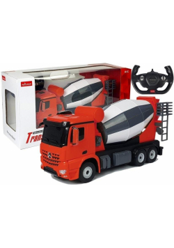 Auto R/C Mercedes-Benz Arocs Rastar 1:14 czerwone