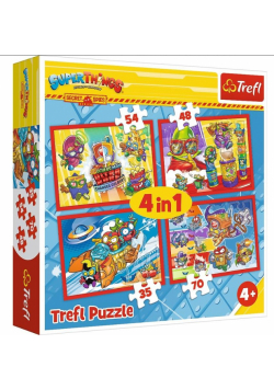 Puzzle 4w1 Tajni Szpiedzy TREFL