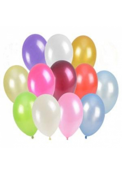 Balony metalizowane 25cm 100szt