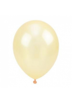 Balony metalizowane kremowe 30cm 100szt