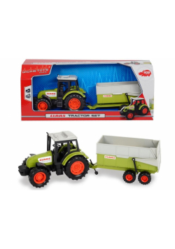 Claas Traktor z przyczepą