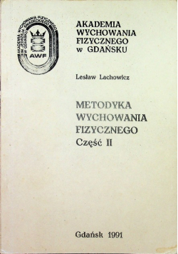 Metodyka Wychowania Fizycznego Część II