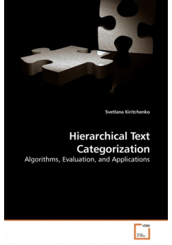 Hierarchical Text Categorization