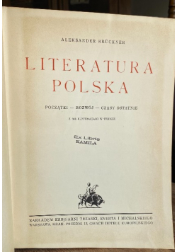 Literatura Polska 1930 r.