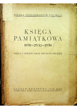 Księga pamiątkowa 1830 29 XI 1930 1930 r.