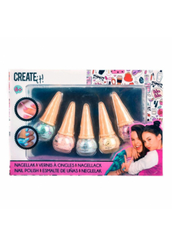 Lakier do paznokci Ice Cream 5 szt. CREATE IT!