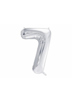 Balon foliowy 7 86cm srebrny
