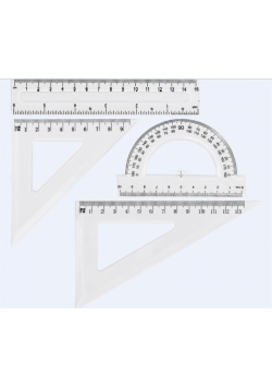 Zestaw geometryczny transparent GR-031T GRAND