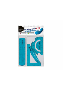 Zestaw geometryczny Flexi 15cm 3 element KIDEA