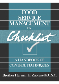Food Service Management by Checklist
