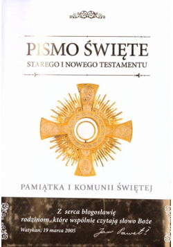 Biblia domowa 2020 Pamiątka I Komunii Świętej