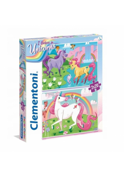 Puzzle 2x20 Super kolor I believe in unicorns