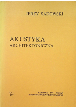 Akustyka architektoniczna
