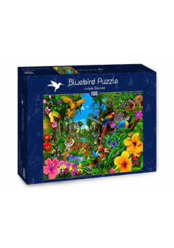 Puzzle 1500 Wschód słońca w dżungli
