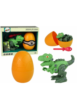 Zestaw Dinozaur Tyranozaur Rex z Jajkiem DIY