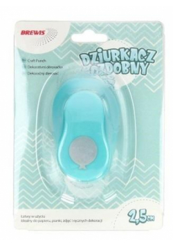 Dziurkacz ozdobny - Balon 2,5cm MIX