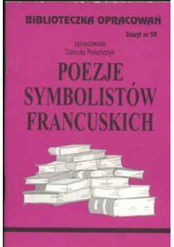 Biblioteczka opracowań nr 059 Poezje franc.