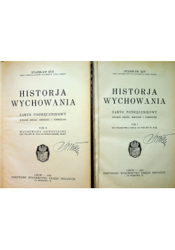 Historja wychowaniaToom 1 i 2 1934 r.