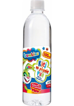 Klej w płynie PVA 500ml BAMBINO
