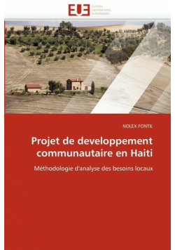 Projet de developpement communautaire en haiti